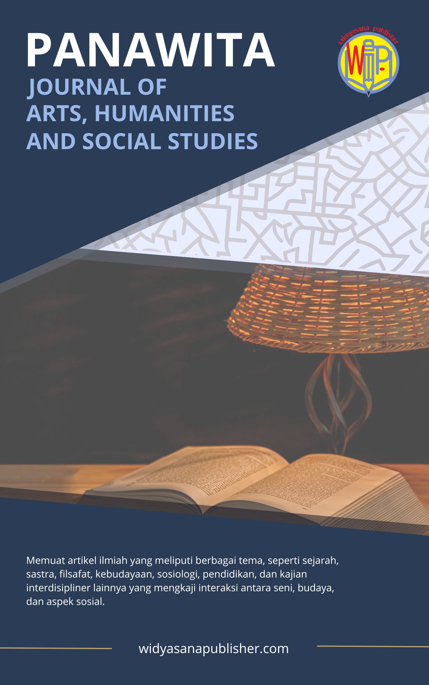Panawita: Journal of Arts, Humanities and Social Studies adalah jurnal akademik yang mempublikasikan artikel di bidang seni, humaniora, dan ilmu sosial. Jurnal ini bertujuan untuk memfasilitasi pertukaran pengetahuan dan penelitian di antara akademisi, peneliti, serta praktisi di berbagai disiplin ilmu terkait. Panawita memuat artikel ilmiah yang meliputi berbagai tema, seperti sejarah, sastra, filsafat, kebudayaan, sosiologi, pendidikan, dan kajian interdisipliner lainnya yang mengkaji interaksi antara seni, budaya, dan aspek sosial.